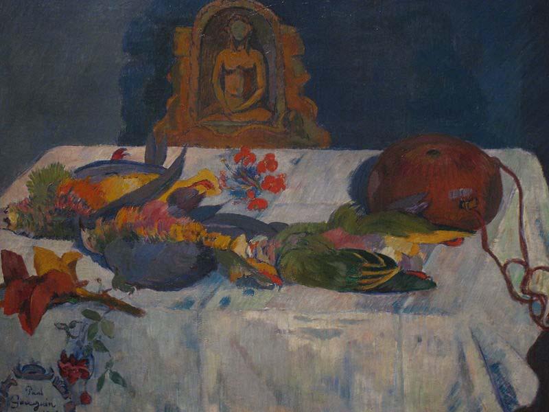 Paul Gauguin Still Life with Parrots Sweden oil painting art